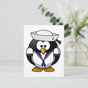 Penguin Sailor-inbjudningar Inbjudningar