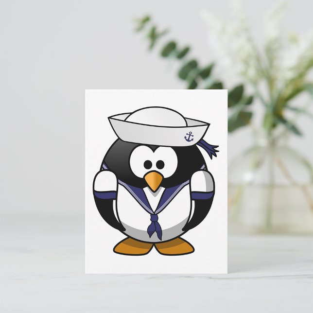 Penguin Sailor-inbjudningar Inbjudningar (Skapare uppladdad)