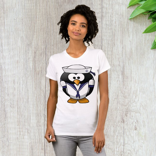 Penguin Sailor Womens T-Shirt (Skapare uppladdad)