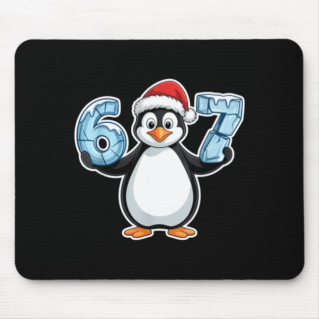 Penguin Santa Hat 67 Icy Numbers Christmas Birthda Musmatta (Framsidan)