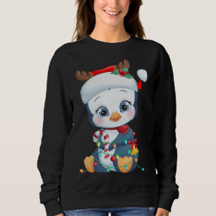 Penguin Santa Hat jul Penguin Älskare Pajama T Shirt