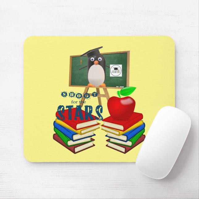 Penguin School Teacher Mouse Pad! Muspets Musmatta (Med mus)