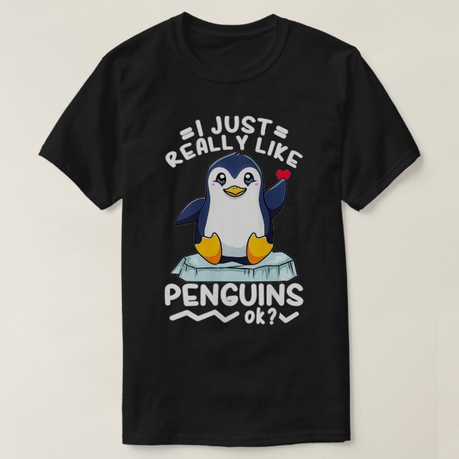 Penguin Seabird T Shirt (Design framsida)