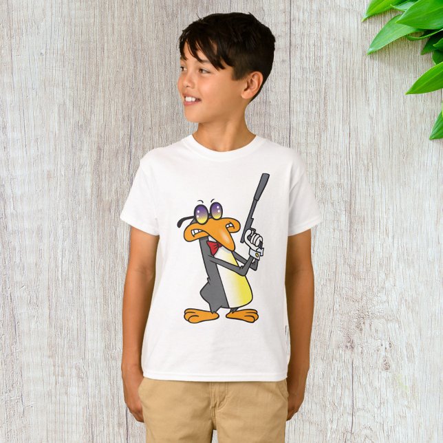 Penguin Secret Agent T Shirt (Skapare uppladdad)