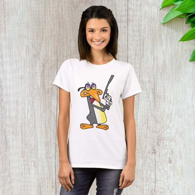 Penguin Secret Agent T Shirt (Skapare uppladdad)