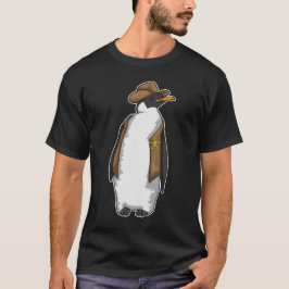 Penguin sheriff Cowboyhatt T Shirt