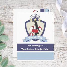 Penguin Simma Klubb Kids Sommardag Tack Vykort