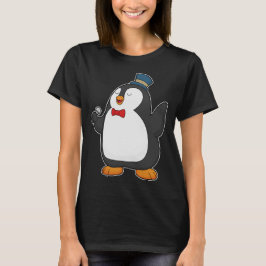 Penguin Singer Microphone T Shirt