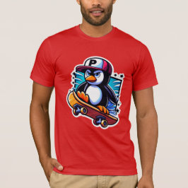 PENGUIN SKATEBOARDER T SHIRT