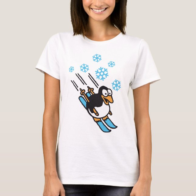 Penguin ski t-shirt (Framsida)