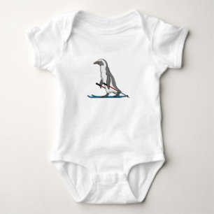 Penguin Skier Ski T Shirt
