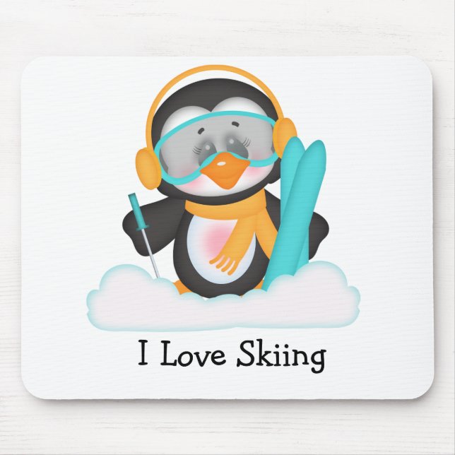 Penguin Skiing Musmatta (Framsidan)