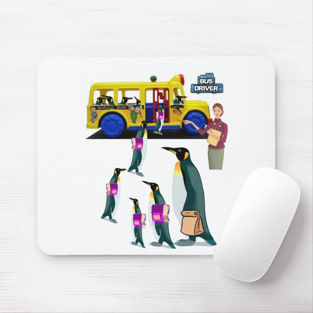 Penguin skoldrivrutin Mouse Pad! Muspets Musmatta (Med mus)