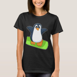 Penguin Snowboard Winter sport T Shirt
