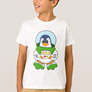 Penguin som Astronaut med Costume T Shirt