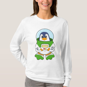Penguin som Astronaut med Costume T Shirt