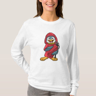 Penguin som brandsläckare med brandsläckare t shirt