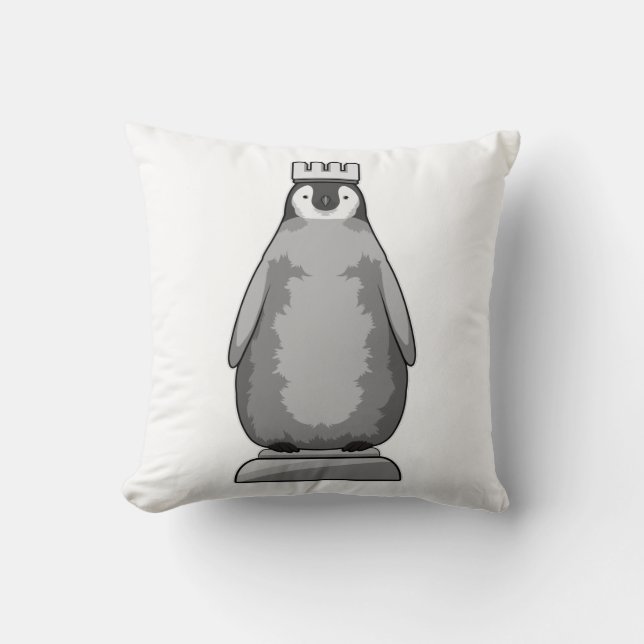 Penguin som Chess biet Kung Kudde (Framsida)