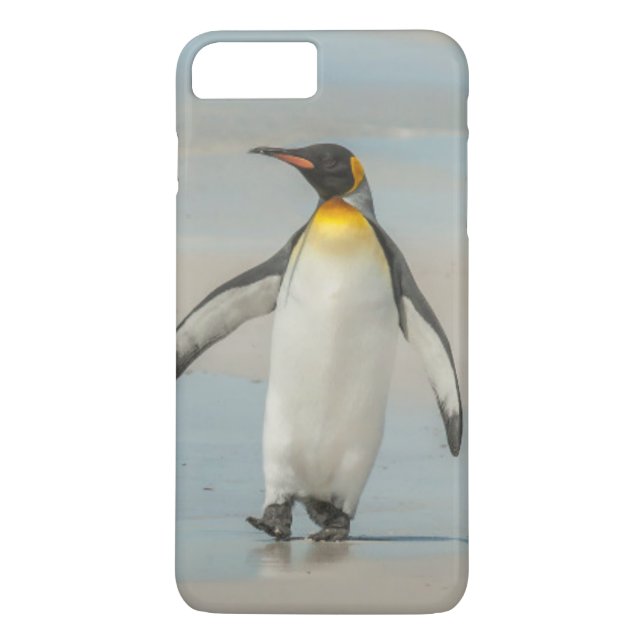 Penguin som går på stranden Case-Mate iPhone skal (Baksida)