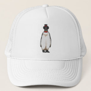 Penguin som gentleman med Hat Keps