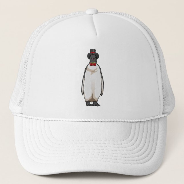 Penguin som gentleman med Hat Keps (Framsida)