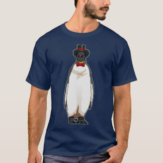 Penguin som gentleman med Hat T Shirt