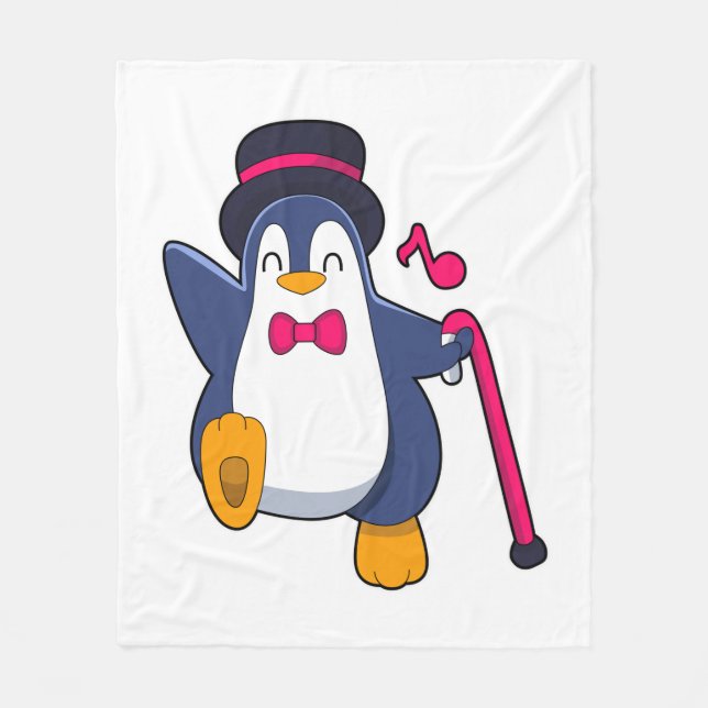 Penguin som Groom med Tie Fleecefilt (Framsidan)