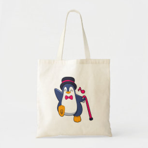 Penguin som Groom med Tie Tygkasse