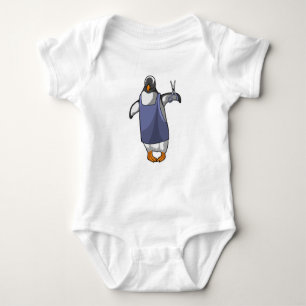 Penguin som Hairdresser med saxar T Shirt