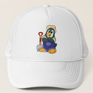 Penguin som jordbrukare med Shovel Keps