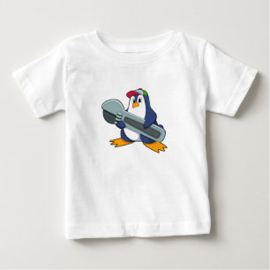 Penguin som Mekaic med Verktyg T Shirt