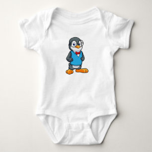 Penguin som Nerd med glasögon T Shirt
