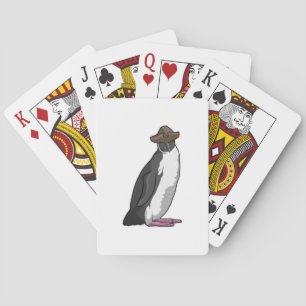 Penguin som Pirat med Hat Casinokort