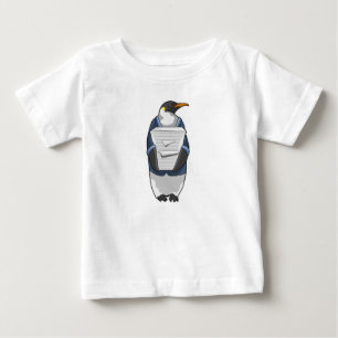 Penguin som sekreterare vid Stack of papper T Shirt