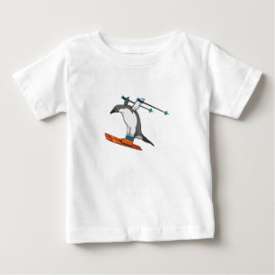 Penguin som Ski jumper med Ski T Shirt