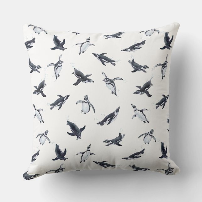 Penguin Squadron | Ocean Art Design Kudde (Baksida)