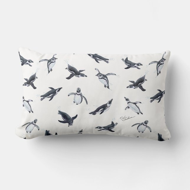 Penguin Squadron | Ocean Art Design Lumbarkudde (Framsida)