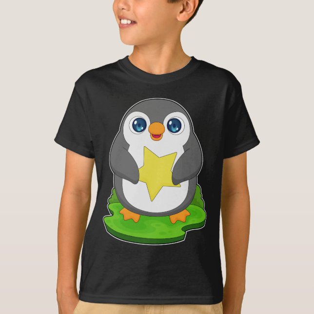 Penguin Star T Shirt (Framsida)