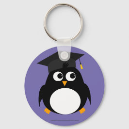 Penguin Studenten Design - Rund Nyckelring