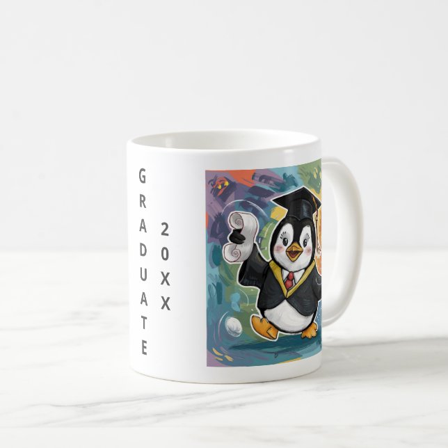 Penguin Studenten Personlig Kaffemugg (Framsida höger)