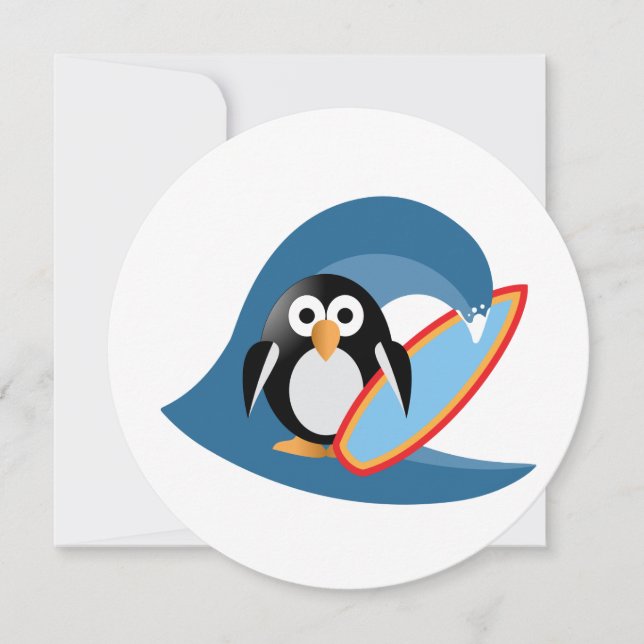 Penguin surfer (Framsida)