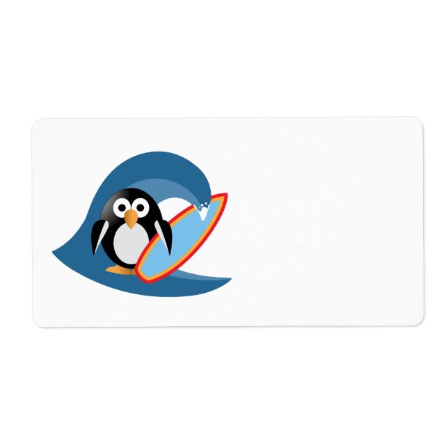 Penguin surfer fraktsedel (Framsidan)