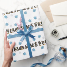 Penguin, tack Winter Snö Penguins Snöflingor