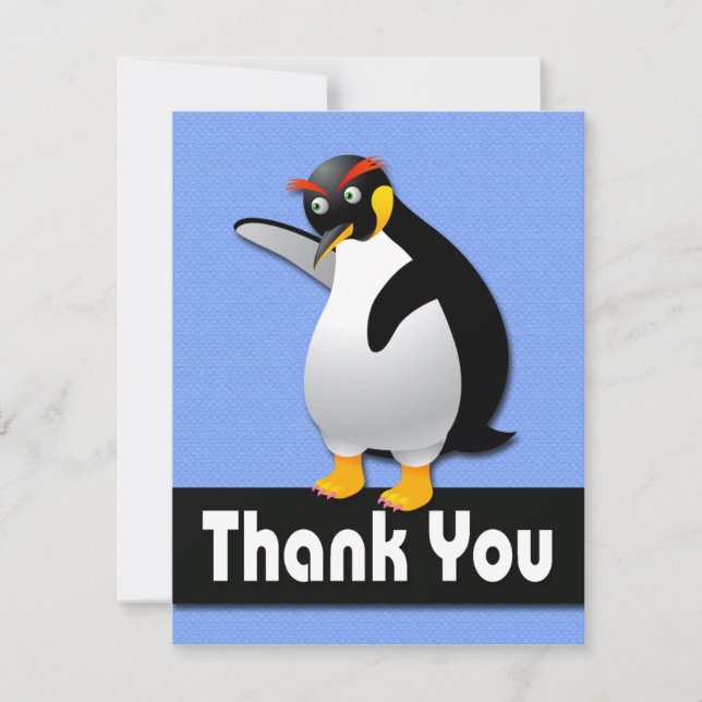 PENGUIN TACKKORT CARDS ANTECKNINGSKORT (Framsida)