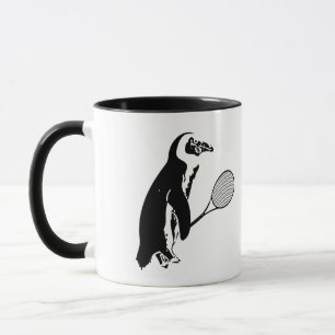Penguin Tennis Player Mugg