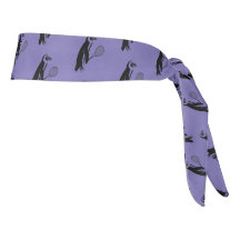 Penguin Tennis Tie Headband
