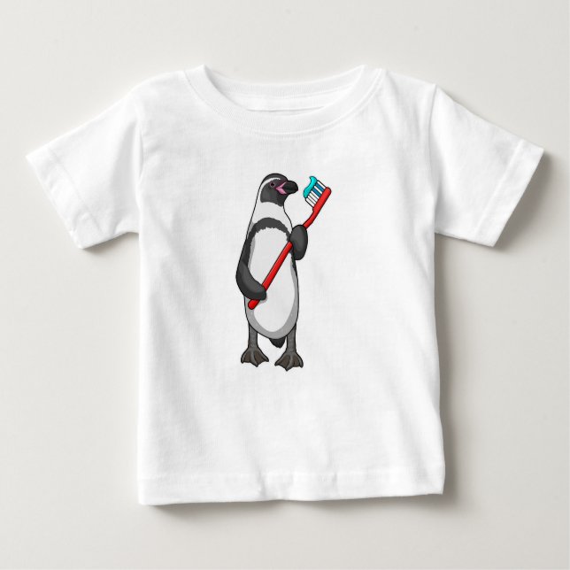 Penguin Tooth-pensel T Shirt (Framsida)