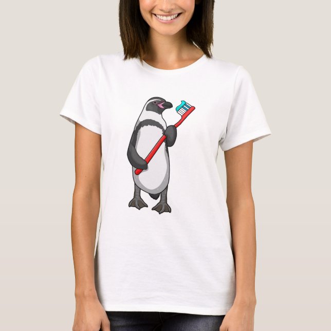 Penguin Tooth-pensel T Shirt (Framsida)