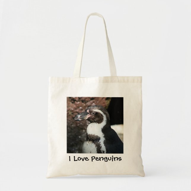 Penguin Tote Bag Tygkasse (Framsidan)