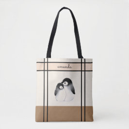 Penguin Tote Bag Tygkasse